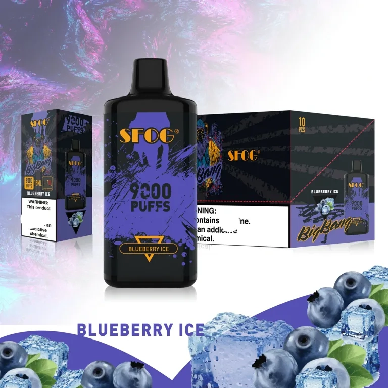 Sfog World 9000 Puffs Refillable Bulk Purchase Disposable Vape