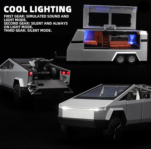 1:24 και 1:32 Tesla Cyber ​​Truck Die Cast