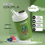 Mesii pár 50000 puffs három ízű 50k eldobható vape bulk vásárlás nagykereskedelmi