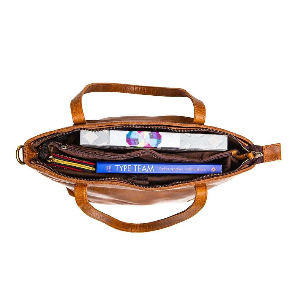 Bolsa Eva Vintage Couro Zip Up + Carteira Grátis (OS PROMO)