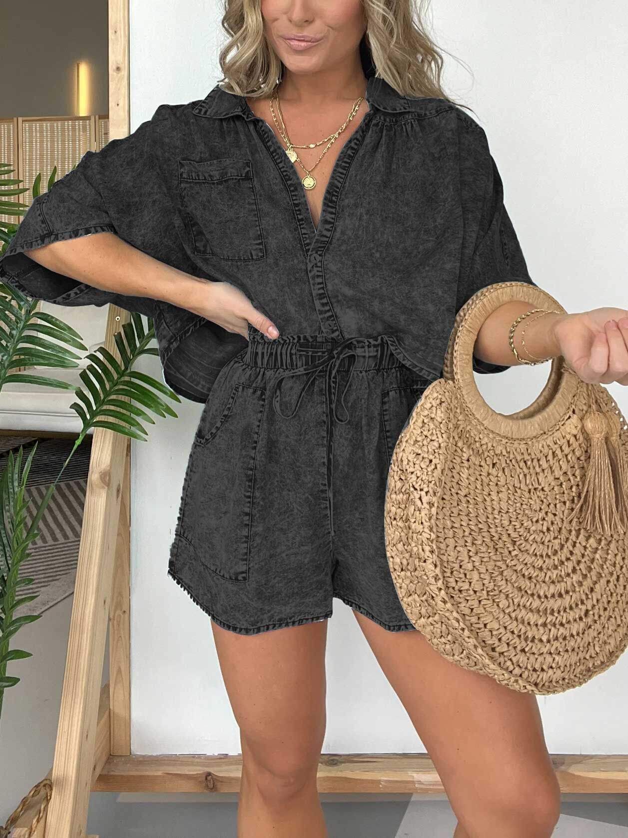 Conjunto Tencel Denim Lavado