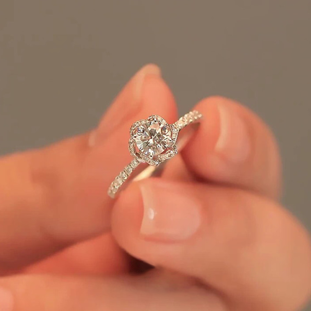 💍HOOMWELL™ Пръстен с розов моасанит