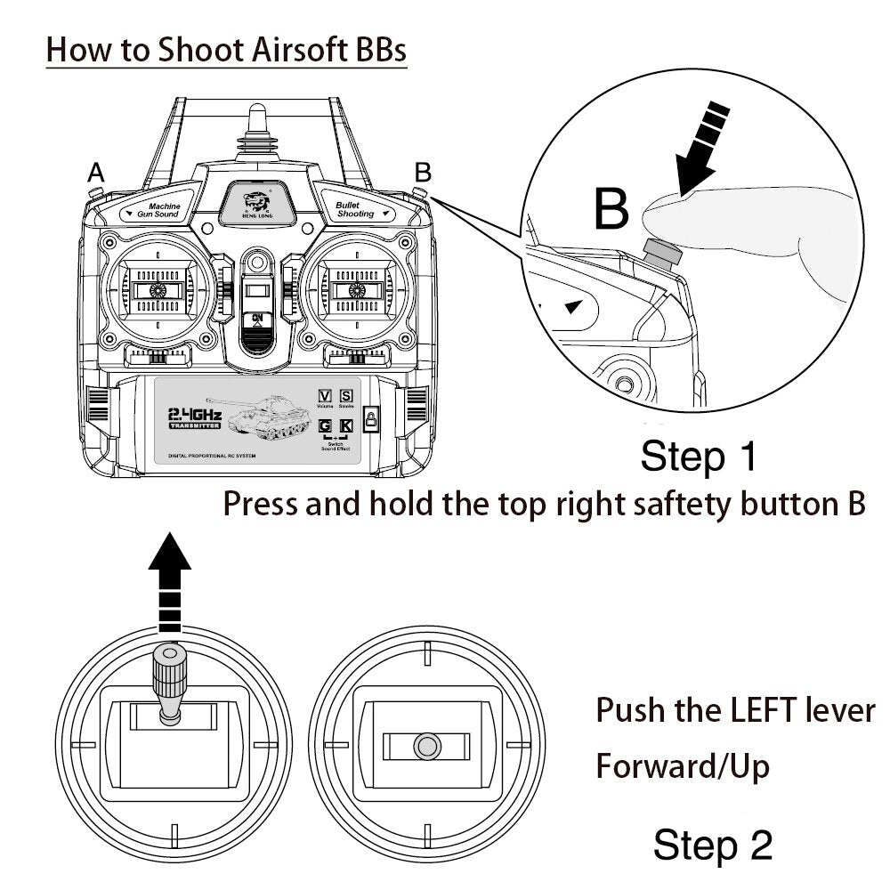 Heng Long M1A2 Abrams Tanque RC 1:16 Tanque de Batalha Principal do Exército dos EUA