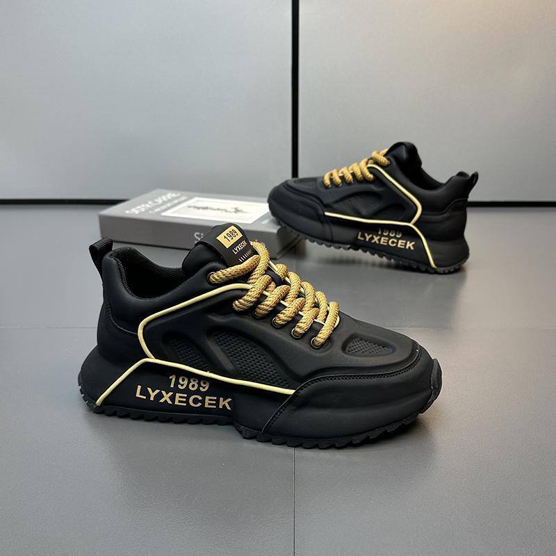 2025 novos sapatos casuais masculinos que aumentam a altura