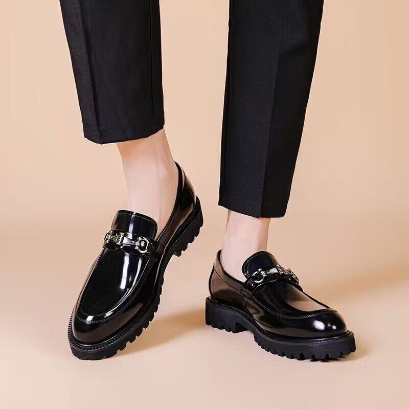 Mocassins de couro elegantes e clássicos para homem | 50% de desconto