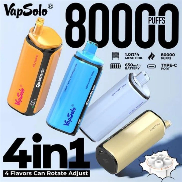 Vapsolo Quads 80000 Puffs high quality
