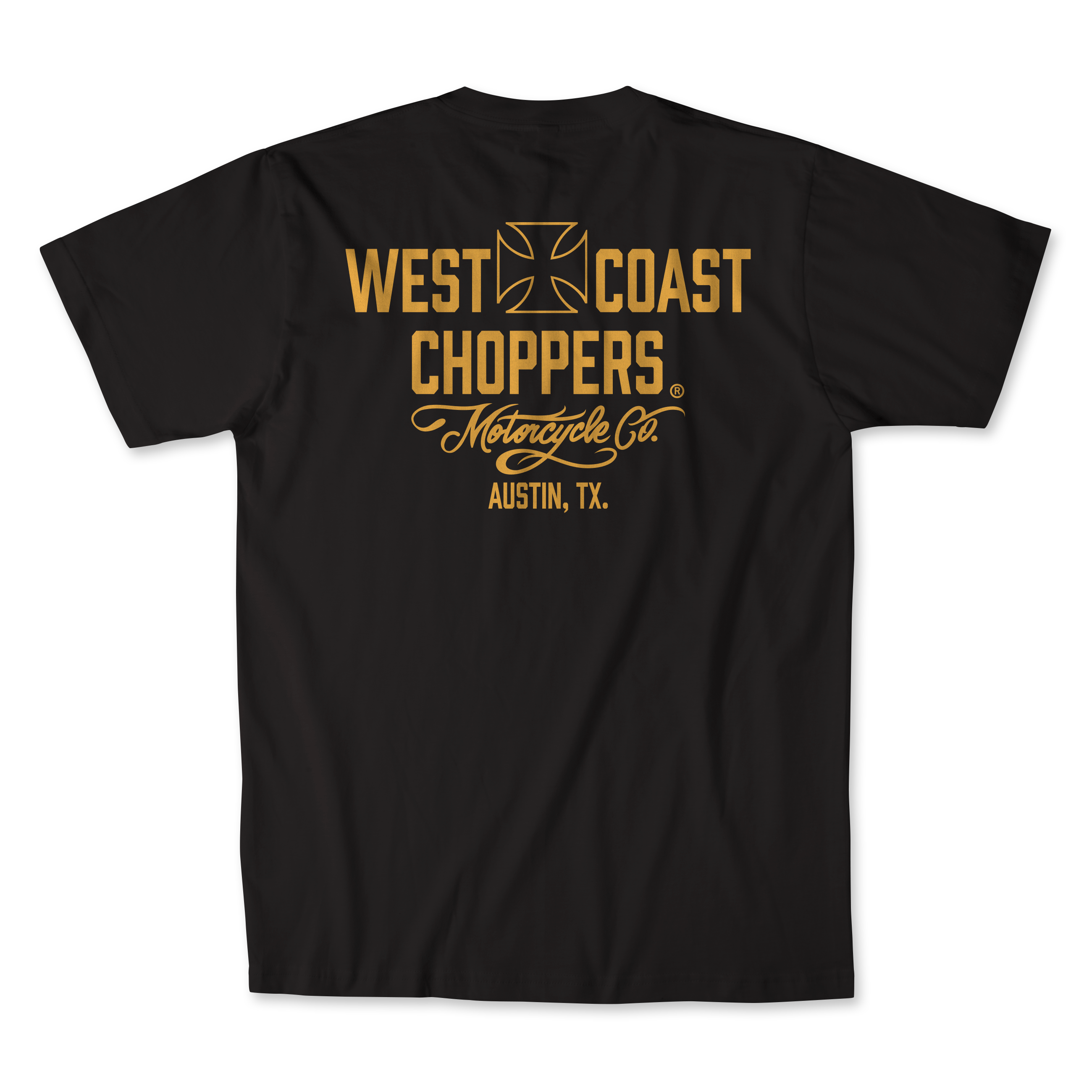 West Coast Choppers Motorcycle Co. Camiseta - Preta