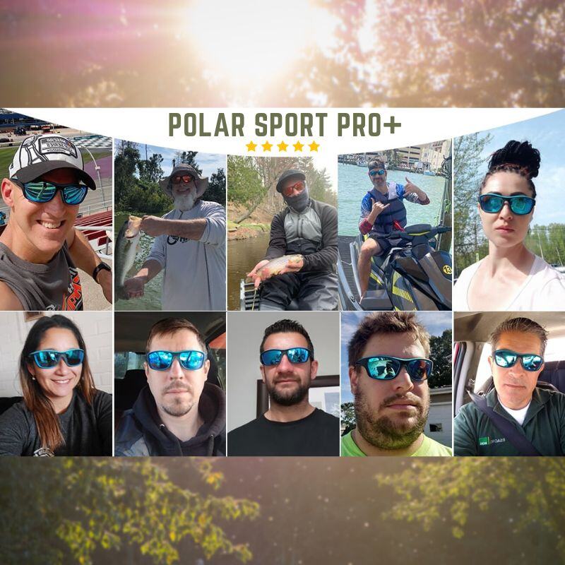 PolarSport PRO+ | Profesionalūs akiniai nuo saulės (1+1 NEMOKAMAI)