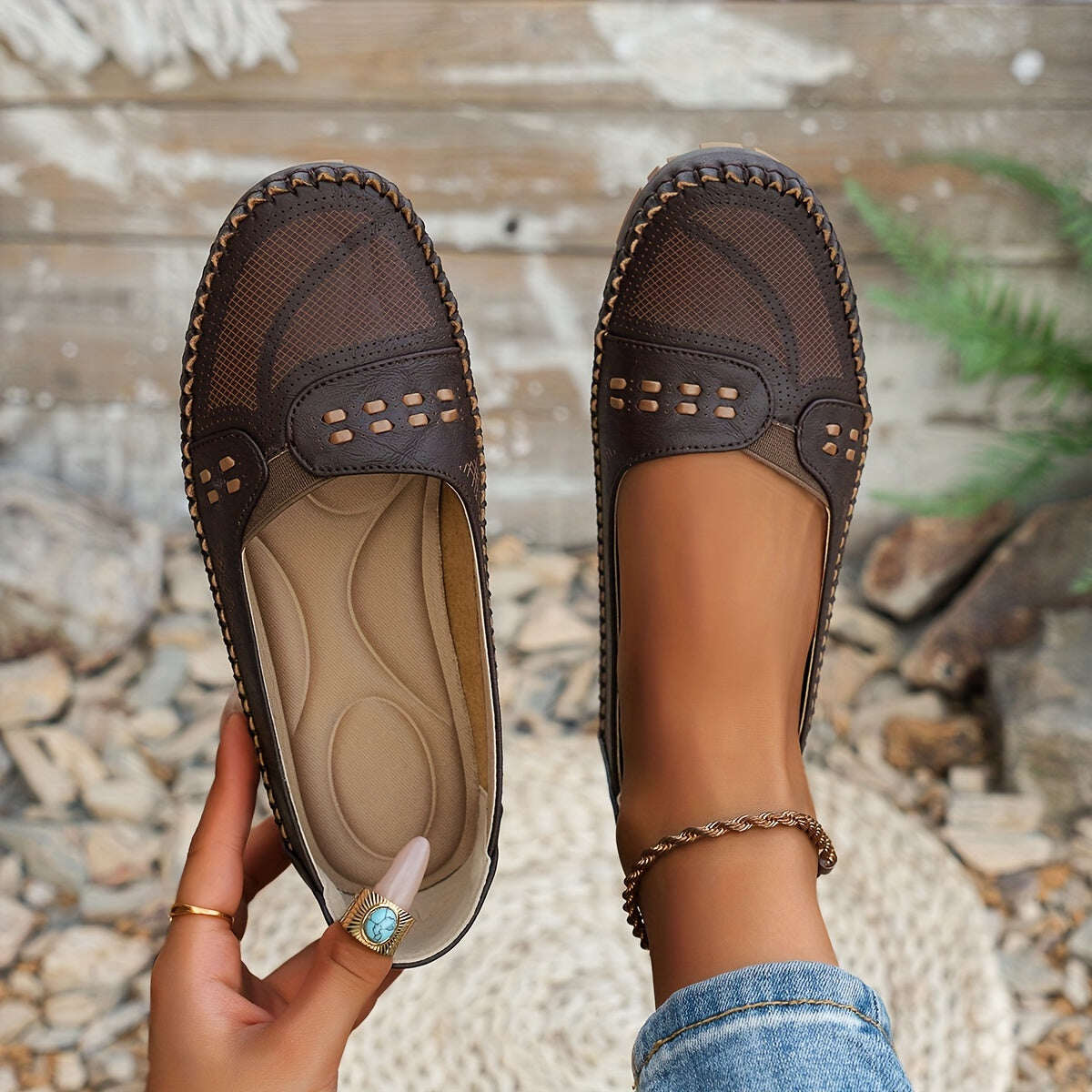 🔥 Dia Santo 50% de desconto 🔥 Sapatos ortopédicos baixos para mulheres, leves, antiderrapantes, respiráveis