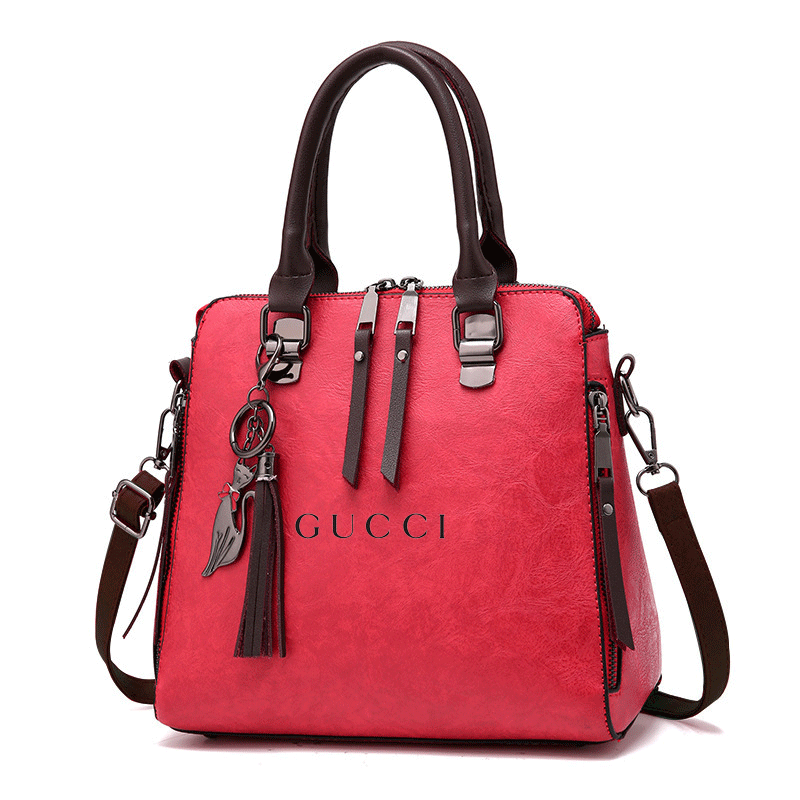 Torebka damska GUCCI w stylu retro o dużej pojemności. Listonoszka na ramię