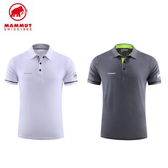 Camisas polo masculinas MAMMUT®, pacote com 2