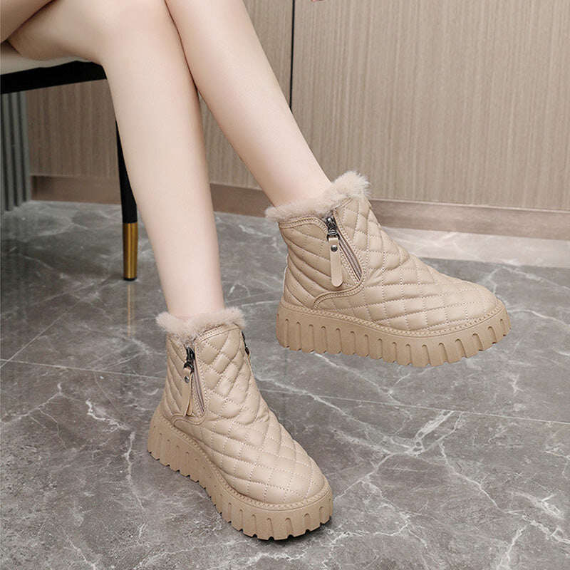🎅[Presente perfeito] Botas femininas de inverno quentes de lã