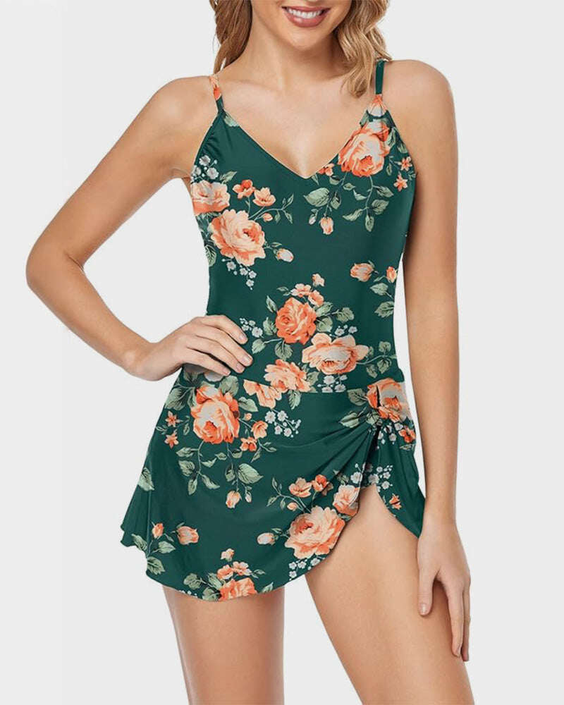 2025 New Women's Tummy Control Slim Fit One Piece Swimsuit