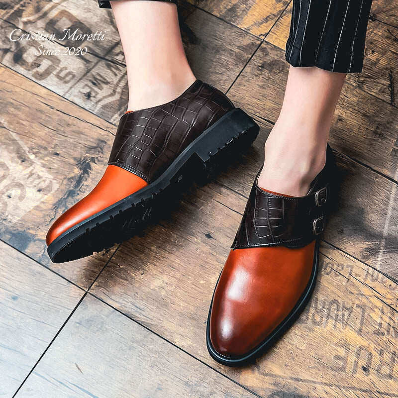 Sapatos Fabrizio Moretti™ Premium com fivela dupla
