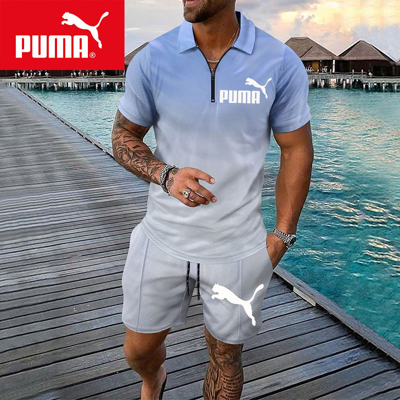 Puma 2-Częściowy zestaw Bluzki i spodenki rekreacyjnych
