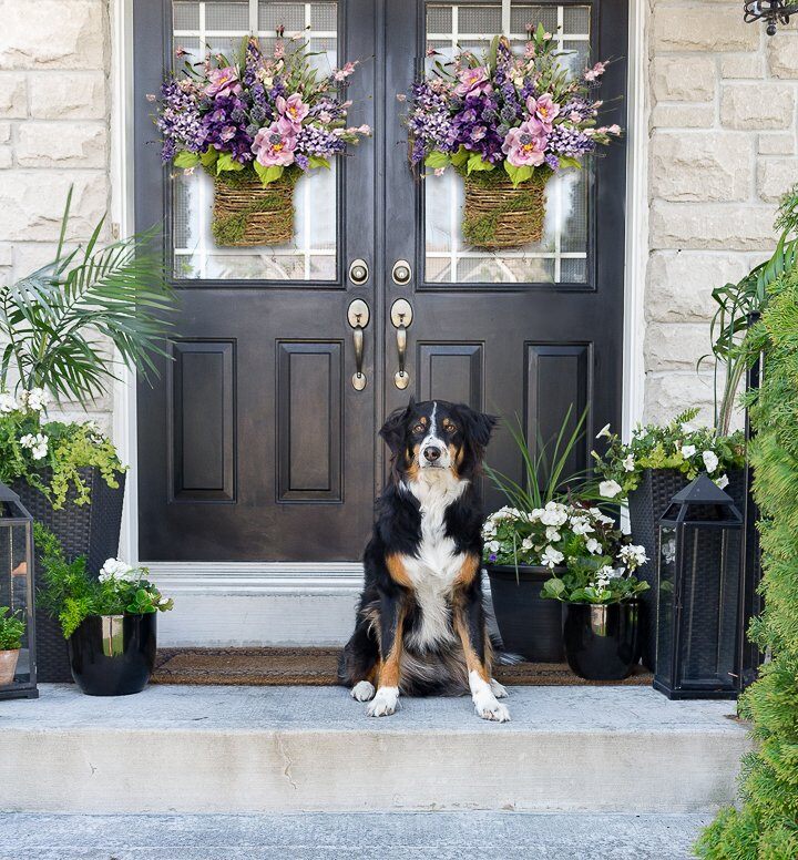 💝Sleva na poslední den - 50% sleva💖Věnce s levandulovým košíkem -Květinový věnec ke Dni matek, dárek pro maminku💐🥰