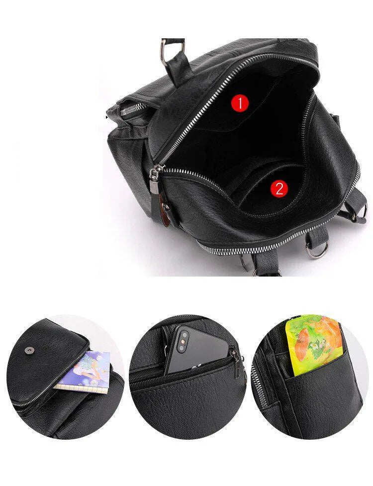 Diferentes maneiras de transportar bolsas femininas de grande capacidade