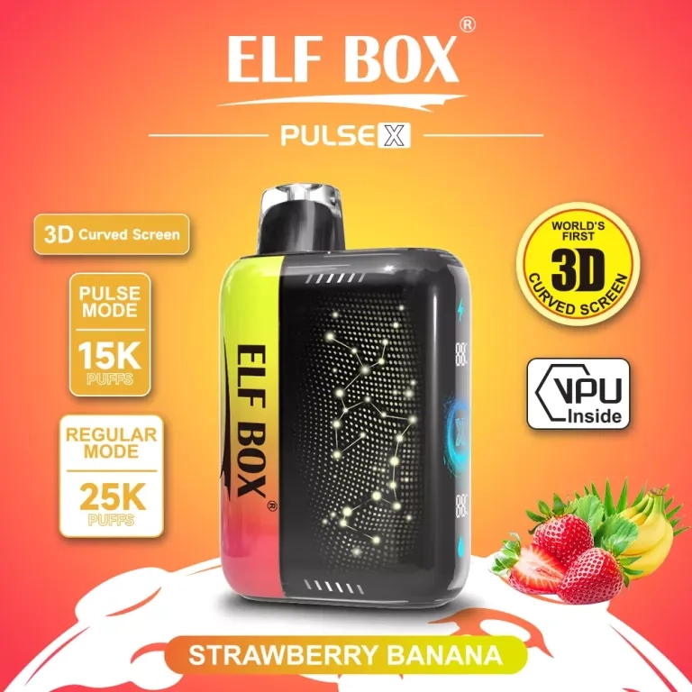 ELF BOX PULSE X 25000 Puffs Strawberry Watermelon_2