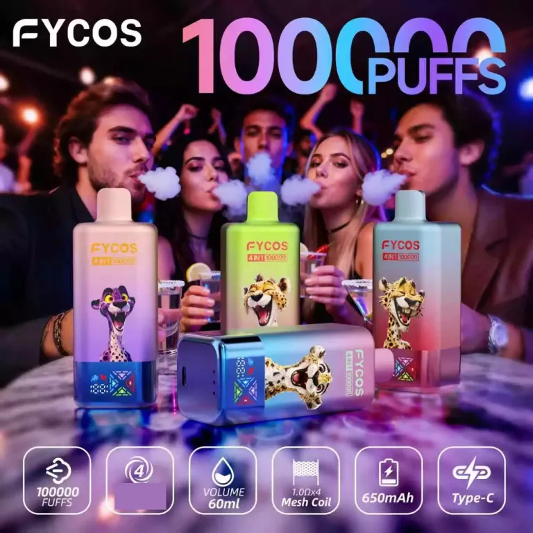 FYCOS-4-IN-1-100K-100000-Puffs-Quad-Flavor-Disposable-Vape-Wholesale-LED-Display-5