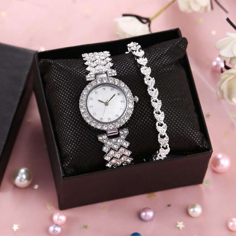 🔥49% OFF - Relógio de luxo feminino de platina