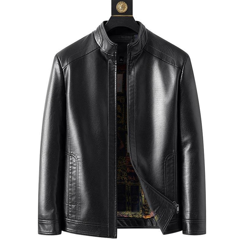 [ZARA] Casaco de couro forrado com pelúcia quente para homens!