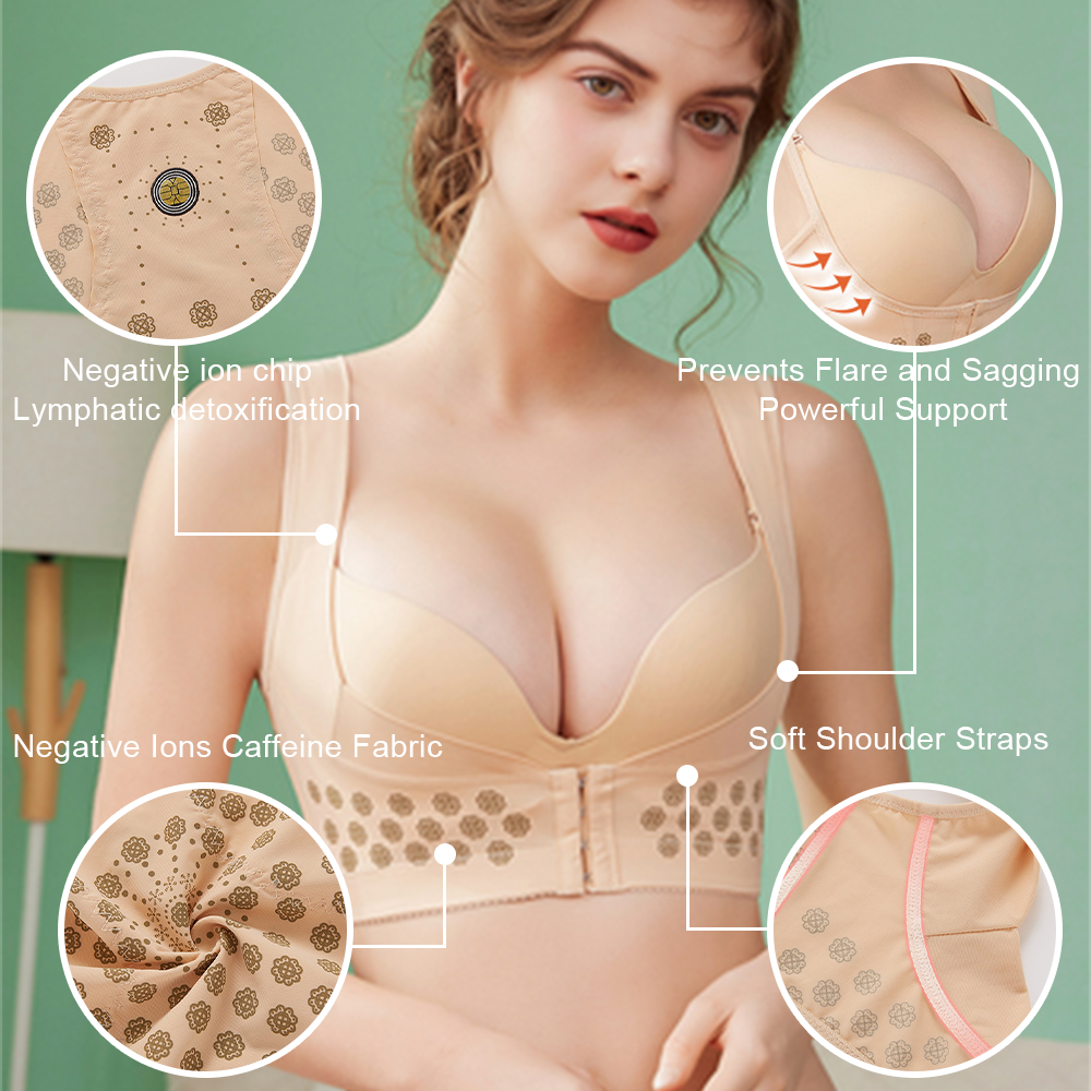 Oferta limitada (só restam 3)!! Obtenha 50% de desconto no sutiã de desintoxicação linfática Beslife™ para moldar e firmar os seios e levantar a postura