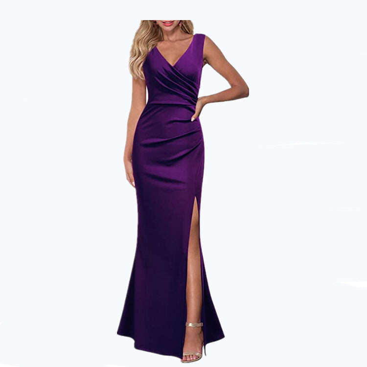 vestido feminino longo e emagrecedor com suspensórios