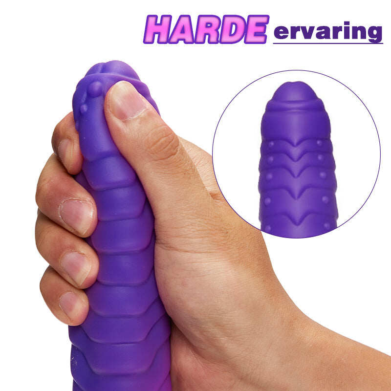 VALÓSÁGHŰ DILDO 3 TELESZKÓPOS 5 VIBRÁCIÓS FŰTÉS - 22,5 CM