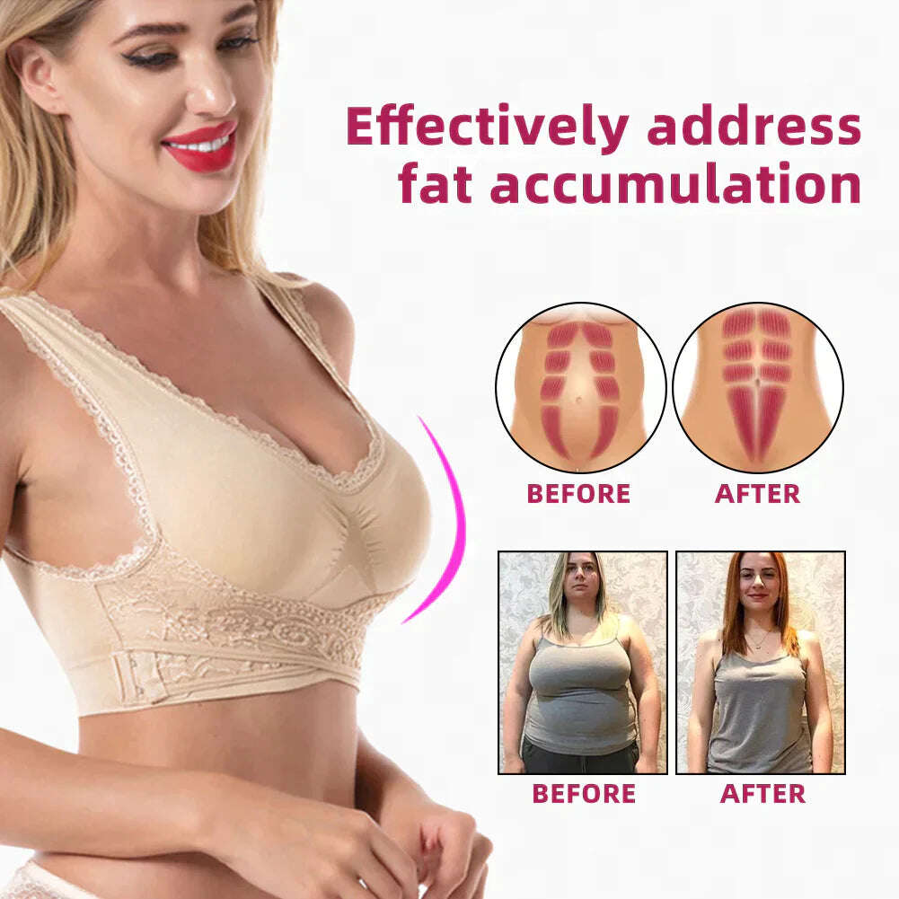 Sutiã de turmalina sedoso modelador Fivfivgo™