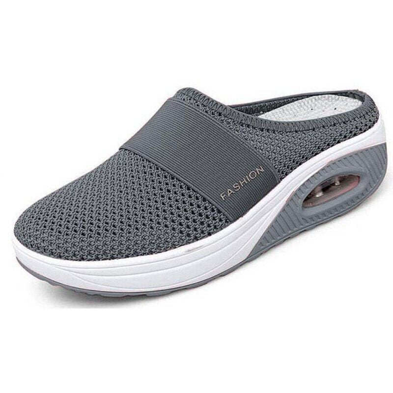 Sapatos de passeio Air Cushion Slip-On Sapatos de passeio Ortopédicos Diabéticos