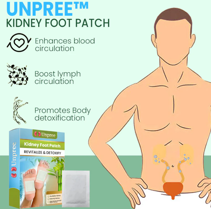 Unpree™ Bandagem Renal – Desintoxicação e Revitalização Natural