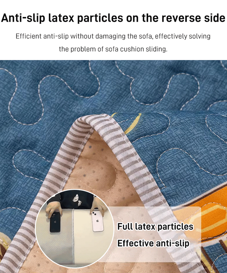 Almofadas de sofá antiderrapantes de alta qualidade para todas as estações.