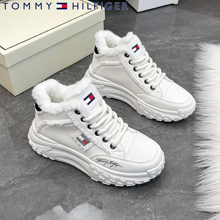 Dámské zateplené zimní boty Tommy Hilfiger® Comfort protiskluzové boty
