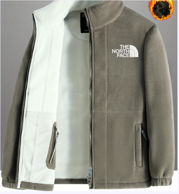 🎄The North Face® Casaco quente de lã de camada dupla