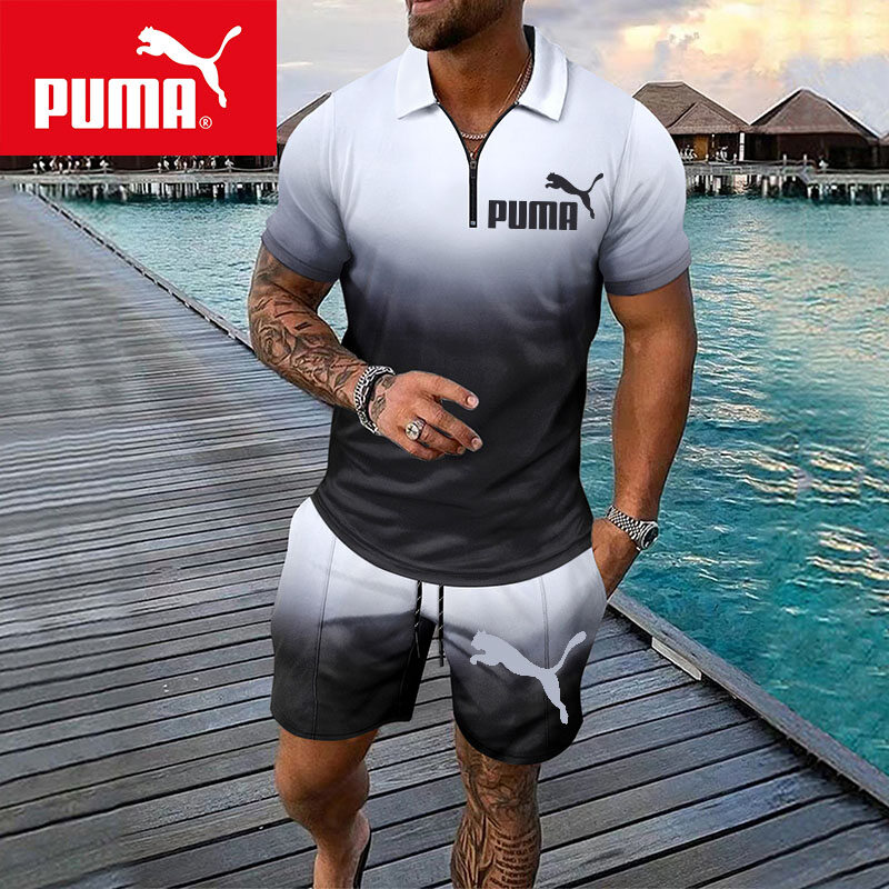 Conjunto Puma de 2 peças, blusa e calções
