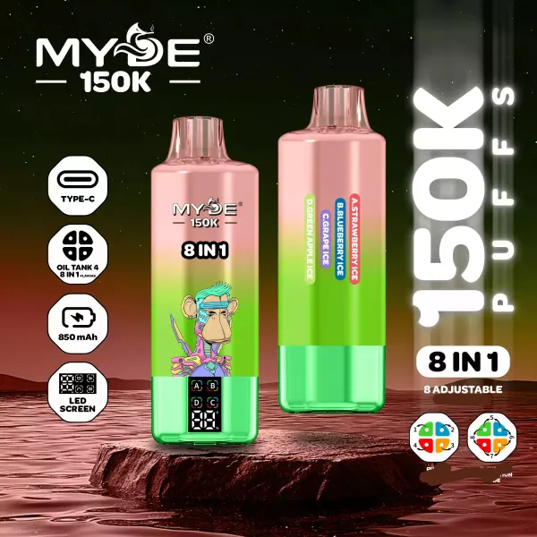 MYDE 8in1 150K Puffs Vape