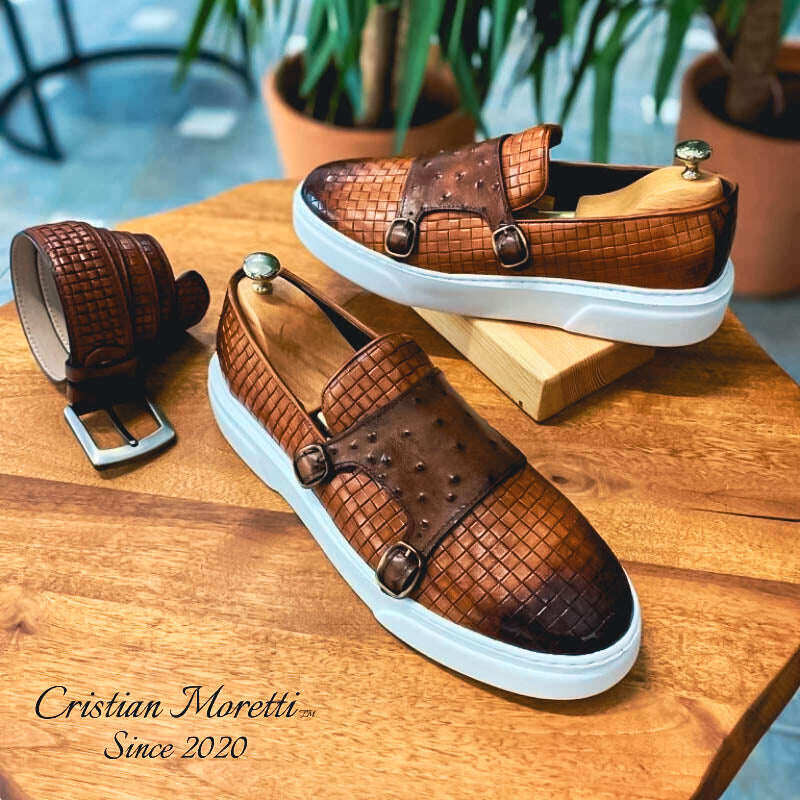 Tênis Fabio De Luca™ Premium com fivela dupla
