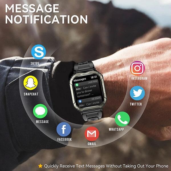 Relógio militar inteligente - Strongwatch