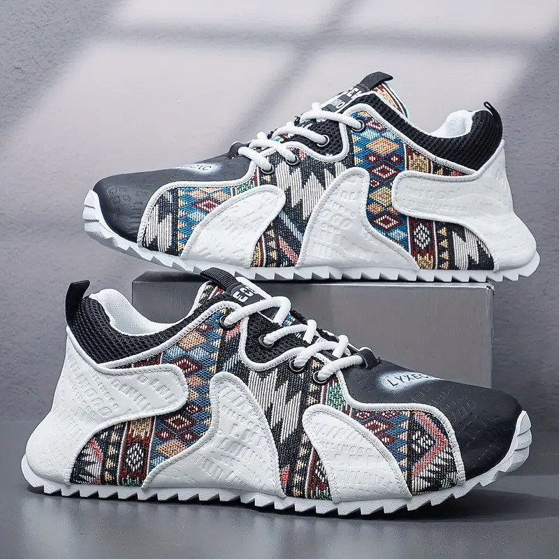 2024 Casual παπούτσια με μοντέρνες κεντημένες ραφές