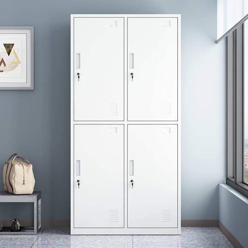 Factory Modern Luxury Design Two Floors Four Doors Large Capacity Moisture Proof Vents Wardrobe