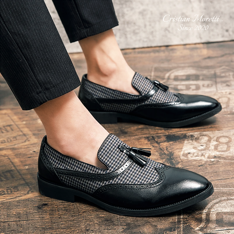 Sapatos Slip-On de Couro Premium Antonio De LucaTM