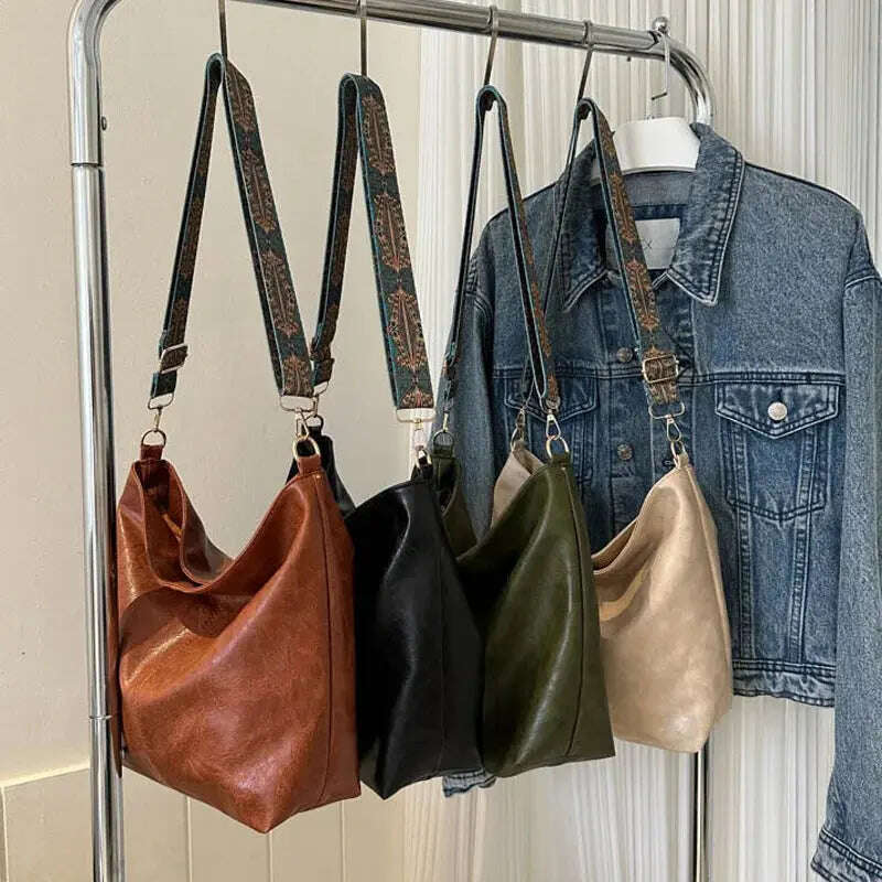 Винтидж чарът на Челси | Кожена чанта през рамо