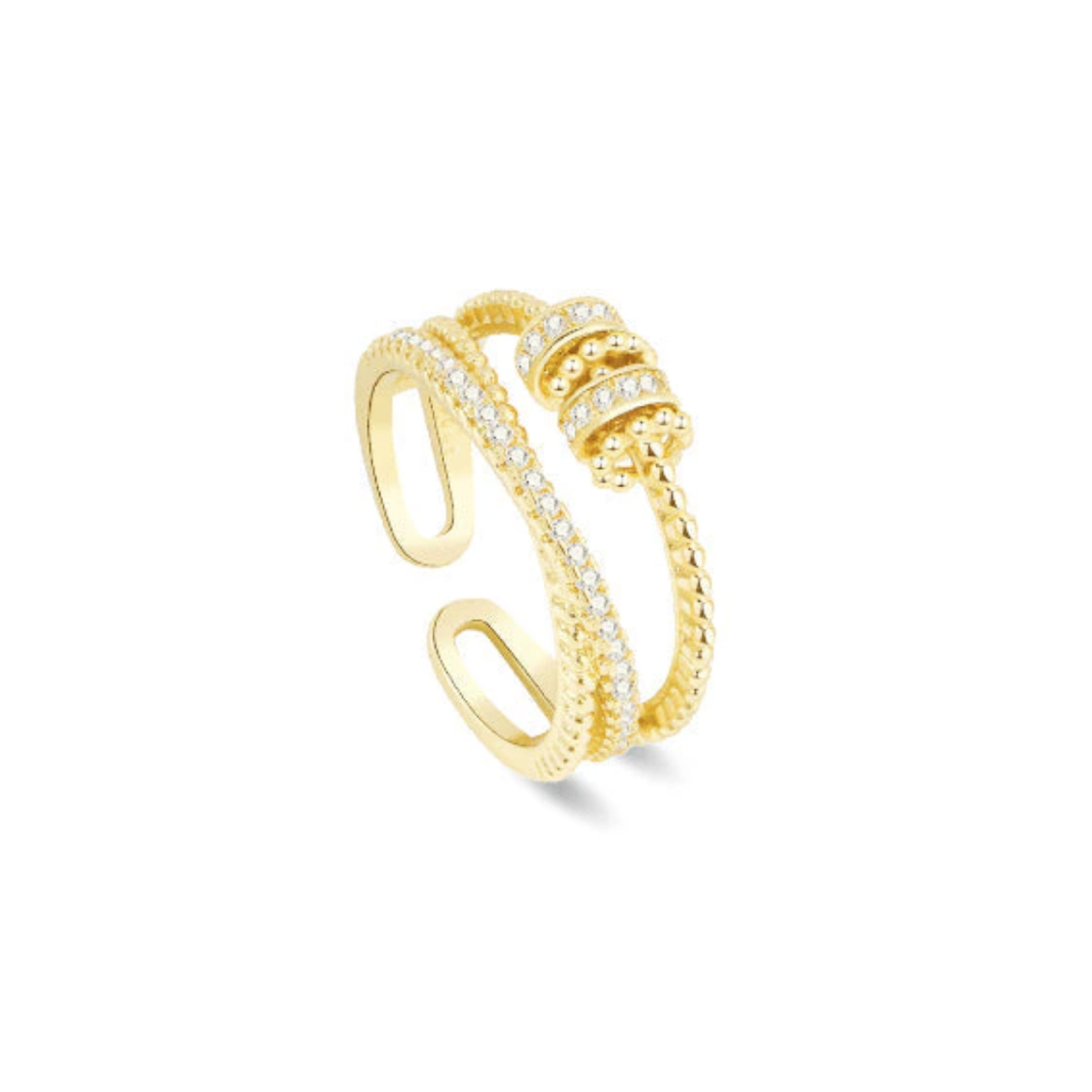 TANSIO Treanic anel triplo de fiação