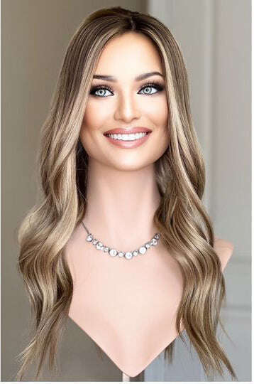 Lace Front Human Natural Hair Toppers for Women Add Fuller Hair Instantly