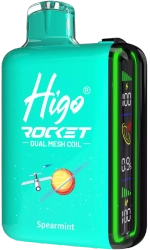 HIGO Rocket 20,000-puff refillable disposable vapes