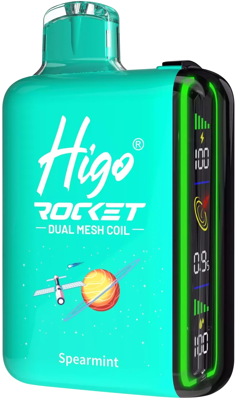 HIGO Rocket 20,000-puff refillable disposable vapes