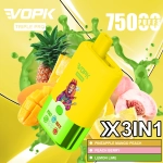 vopk triple pro 75000 puffs Double Apple ice & Rainbow Candy & Cherry Candy ice