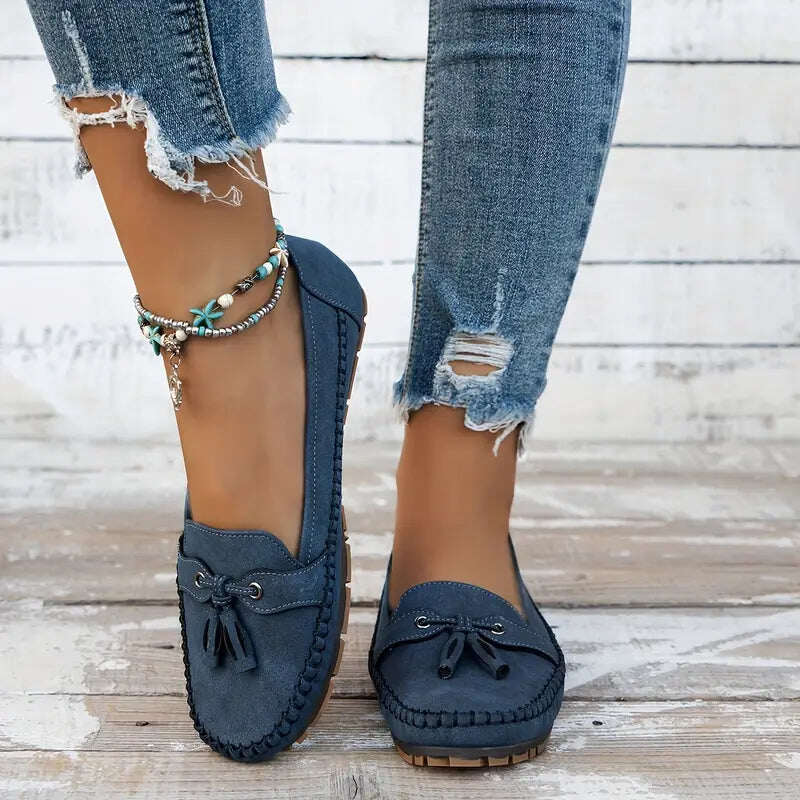 🔥 Oferta diária de 50% de desconto - Mocassins macios e confortáveis ​​em estilo feminino