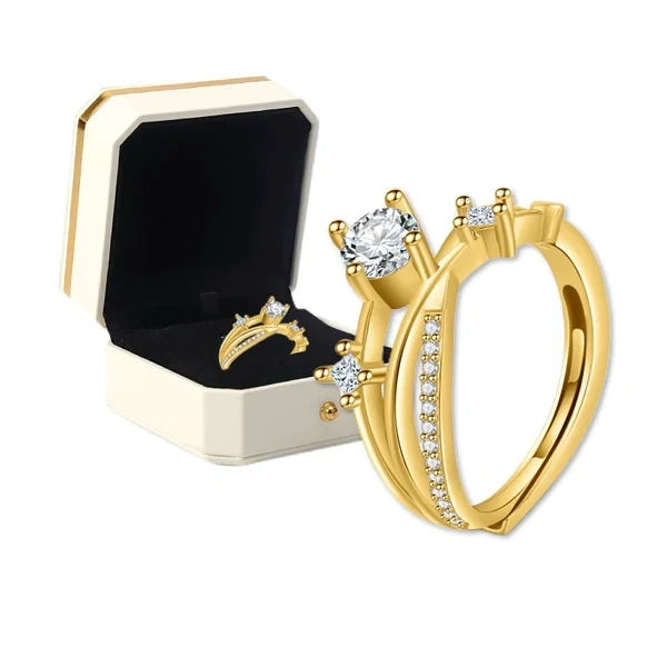 (Último dia de venda - 20% DE DESCONTO) Anel de gravidade linfática magnética de diamante