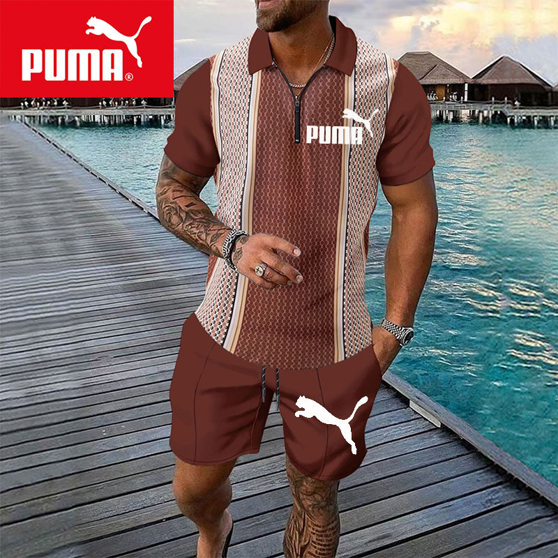 Conjunto Puma de 2 peças, blusa e calções